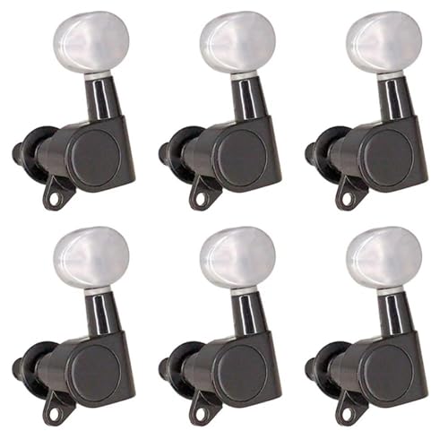 Strings Tuning Pegs Mechaniken Für Gitarre 6er-Pack Gitarrenknöpfe, Folk-Akustik- und E-Gitarren-Tuning-Hitch-Key-Mechanik-Mechaniken (Color : 8)