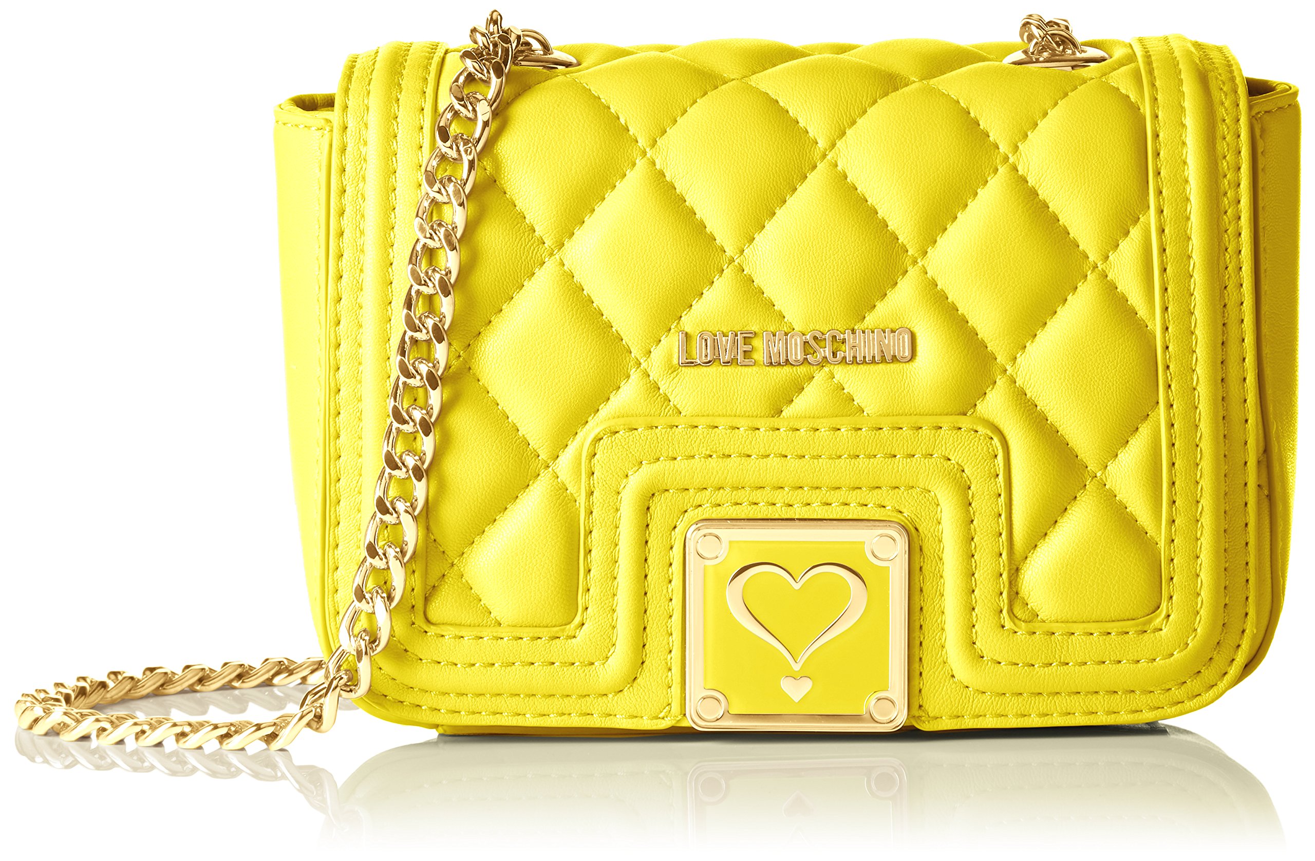 Love Moschino Damen JC4013 Umhängetasche Gelb (yellow)