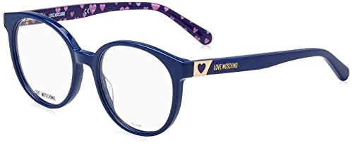 Moschino Love Unisex Mol584 Sunglasses, PJP/18 Blue, 50