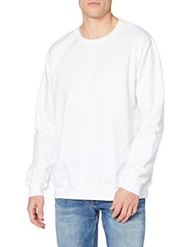 Trigema Herren 674501 Sweatshirt, Weiß (Weiss 001, Small