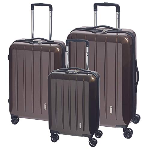 CHECK.IN Trolley-Set London 2.0, 3-TLG, Carbon/Champagner