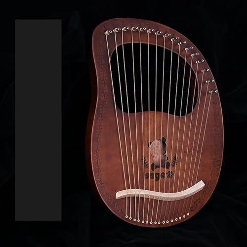 Tragbare Harfe,Einfach for Erwachsene/Anfänger,Die Klassische Musikinstrument-keltische Harfe Zu Erlernen,Viele Arten Von Harfe Instrument (Color : 16-String-Case-Panda)