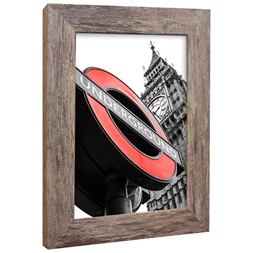 Bilderrahmen Fotorahmen 50x75 cm Apfel bilderrahmen zum aufhängen MDF Picture Frames Farbe und 40 Verschiedene Größen wählbar ohne Passepartout Rahmen London