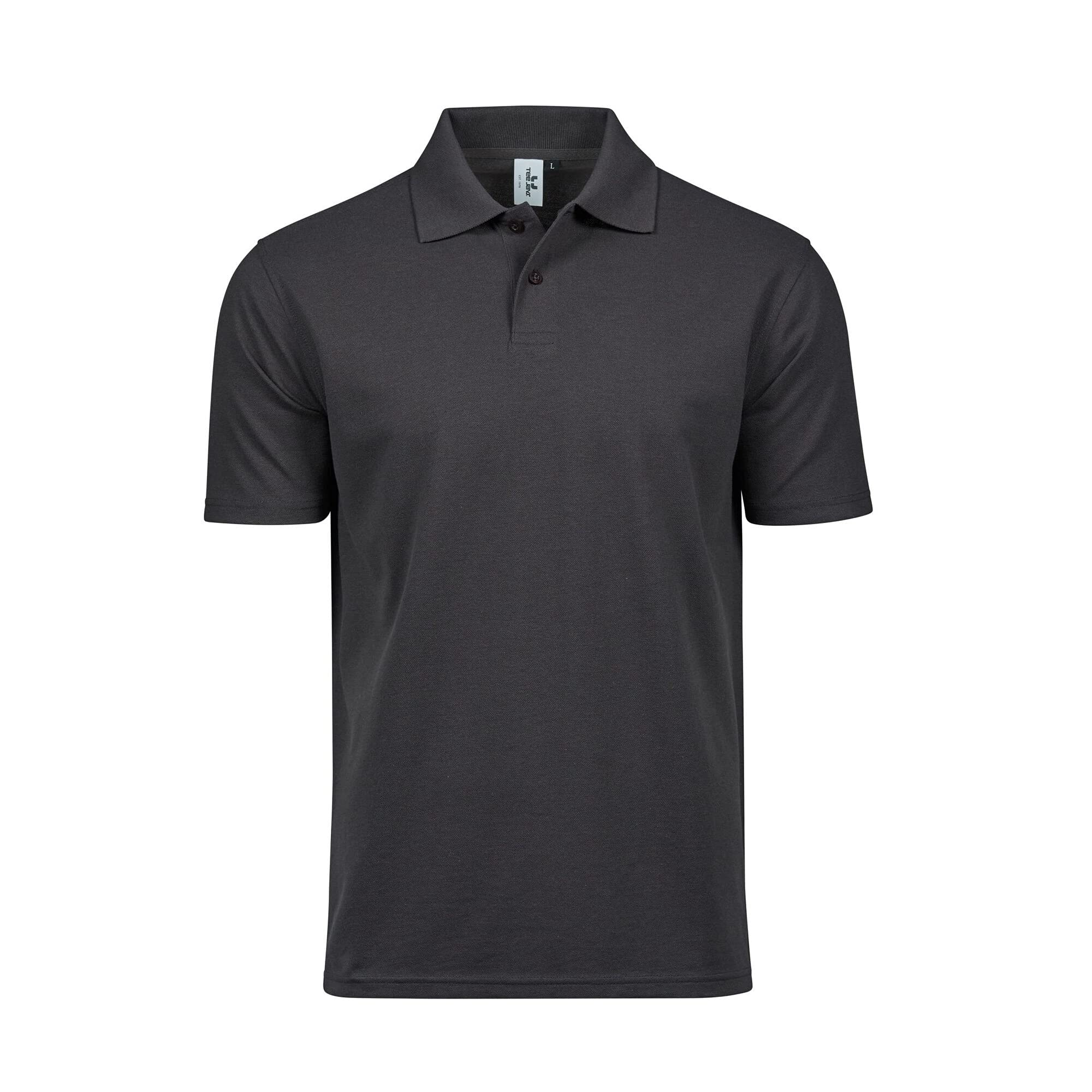 Tee Jays Herren Power Poloshirt, Dunkelgrau, 5XL