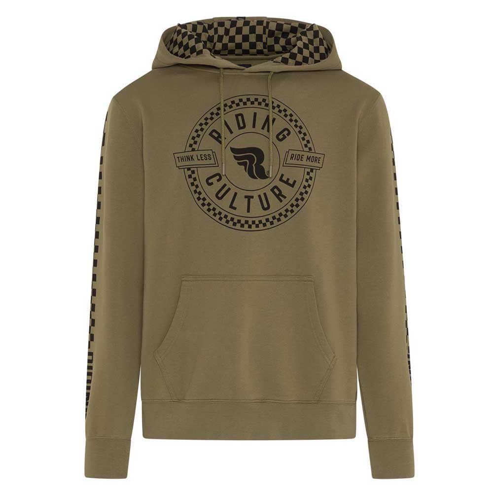 RIDING CULTURE Checkerboard Circle Hoodie M