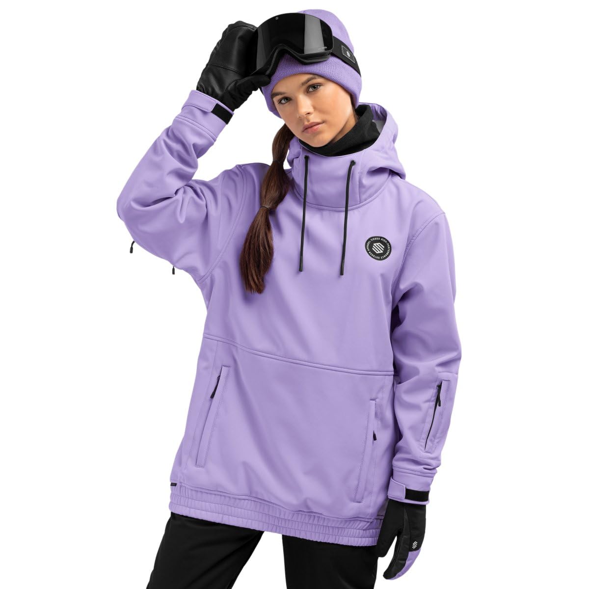 SIROKO - Snowboardjacke für Damen W1-W Snowy - XS - Lavendel