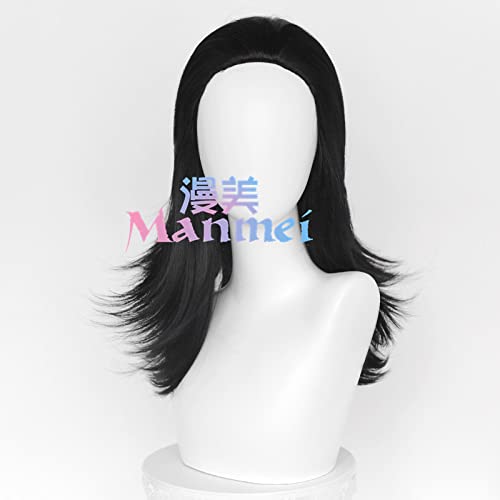 LINLINCD-Wig Anime Cosplay Thor Avengers 3 Loki Cos Wig Loki Black Back Head Hierarchical Anti-Alice Wig