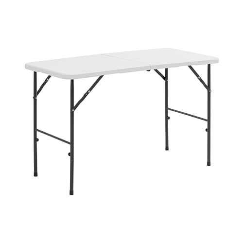 Uniprodo Uni_GFT_03 Klapptisch 120 x 60 x 74,50 cm 75 kg drinnen/draußen weiß Klapptisch draußen Gastro Klapptisch