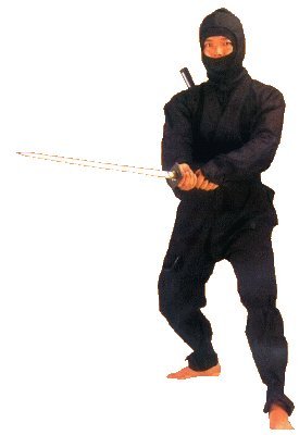 S.B.J - Sportland Ninja Anzug schwarz, Gr. 190 cm