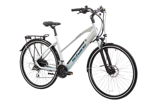 F.lli Schiano Women's E-Wave E-Bike, Silber, L