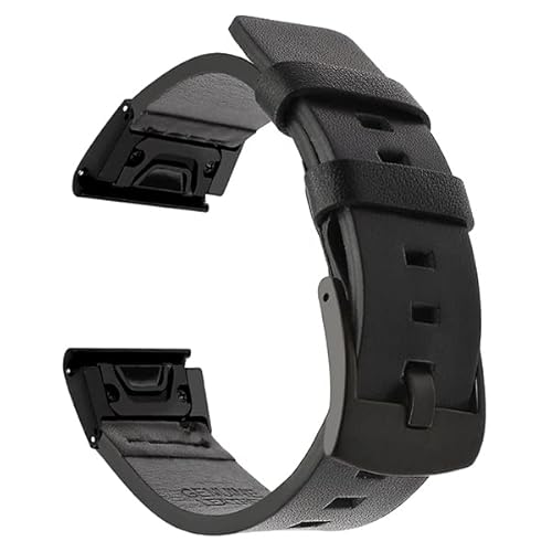 OPKDE 22/26 mm offizielles Lederarmband für Garmin Fenix 7X 7 6 6X Pro 5 5X Plus 935 945 Smartwatch-Band QuickFit-Armband, For Fenix 7, Achat