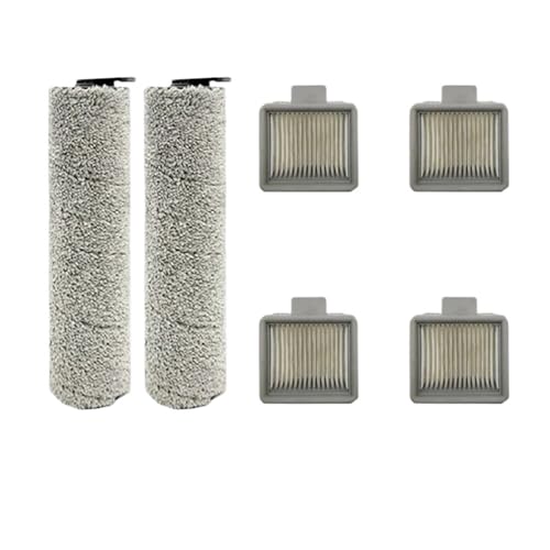 ZEMNLO Ersatzwalzenbürste und Hepa-Filter for Dreame H11 / H11 Max, Nass- und Trockensauger-Ersatzteilzubehör Wartung von Vakuumfiltern(Size:6pcs)