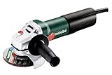 Metabo Winkelschleifer WQ 1100-125 – 610035000 – Schleifer mit kraftvollem Motor – Nennaufnahmeleistung: 1100 W – 4 m Kabellänge