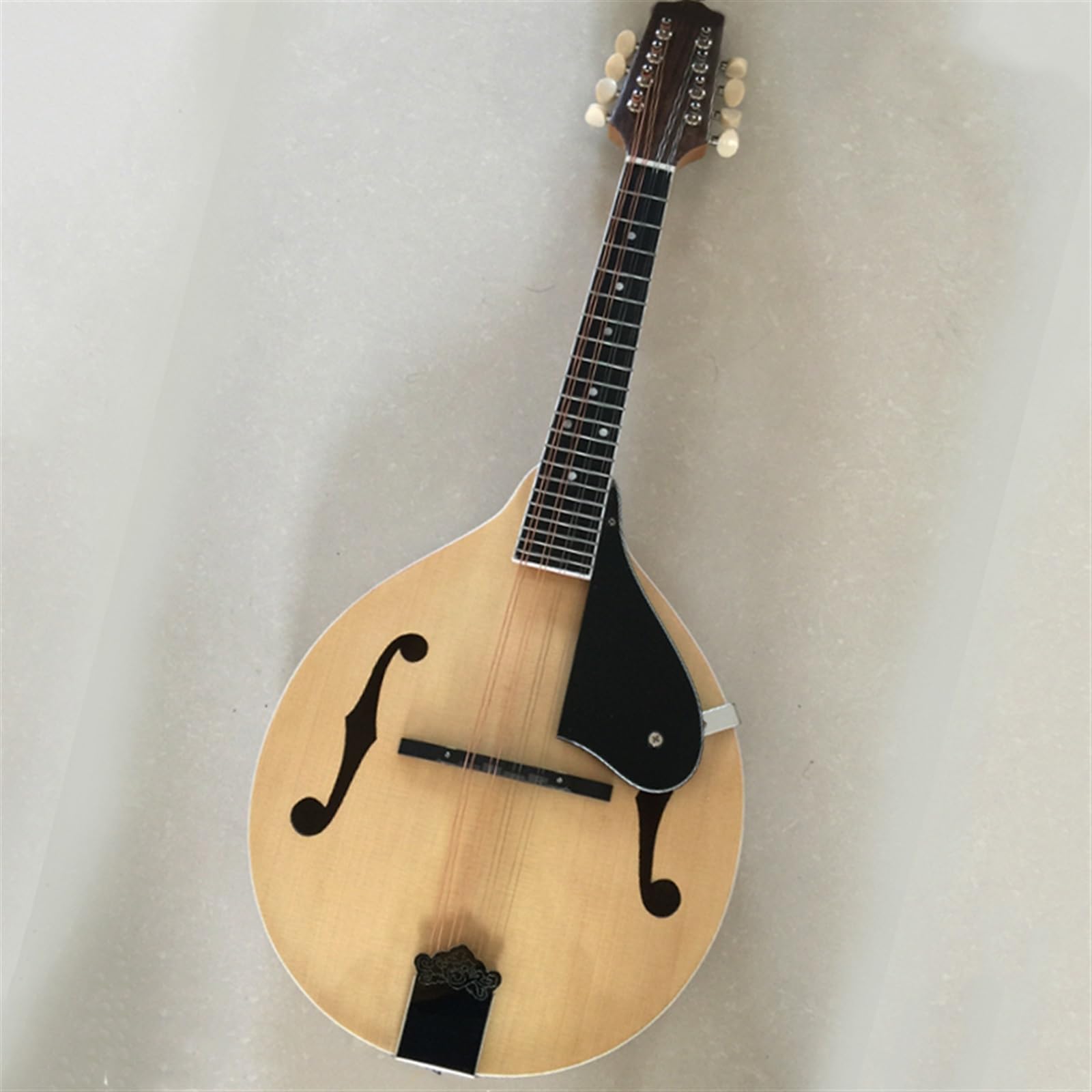 Mandoline Instrument Mandoline Cutaway F-Typ 8-Draht Gitarre Mandoline Achtsaitiges Instrument Professionelle(Roundedwood B)