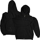 Rokker Zip Hoodie L Schwarz