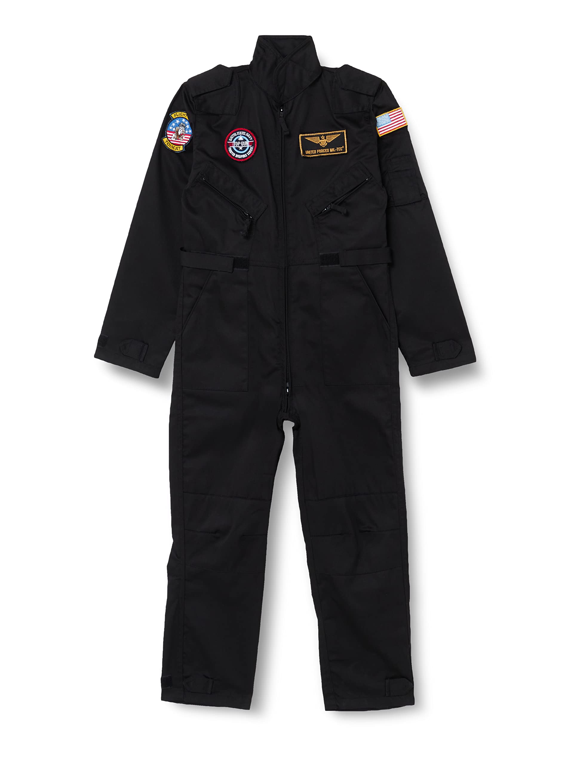 Mil-Tec Us M.Abzeichen Overalls Schwarz 046