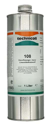 Acrifix Kaltschweißmittel dünnflüssiger klarer Lösemittelkleber für das Kleben von Polycarbonat T-Klebungen und schmale Flächenklebungen (Technicoll 108)