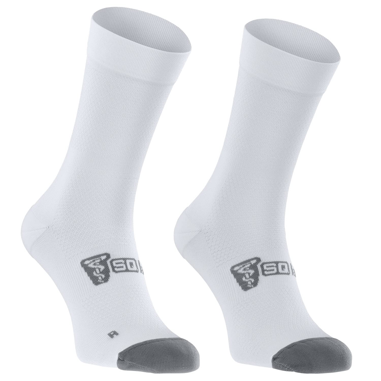 SQlab Unisex Sq-socks One12 Fahrradsocken, Weiß, 42-44 EU