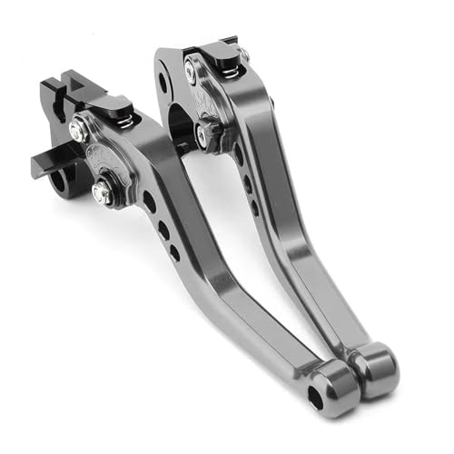 Brems Kupplungshebel Für CBR 600RR Für CBR600RR 2007-2018 2015 2016 2017 Motorrad Aluminium Bremse Kupplung Kurze Hebel Brems und Kupplung shebel(Titanium)