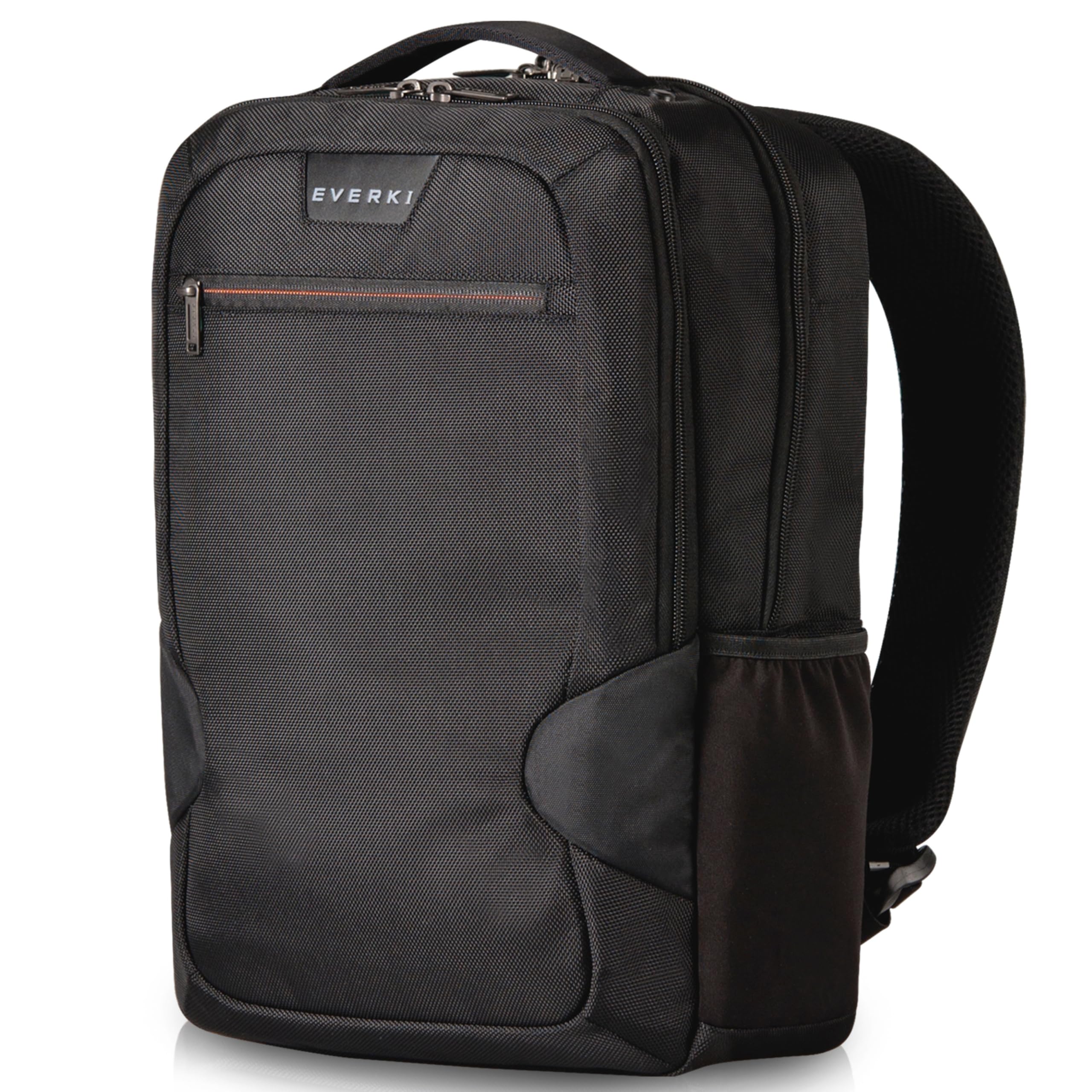 Everki Studio Laptop Rucksack bis 15 Zoll, Ecken-Schutz-System, Flach, Schwarz, 14 L