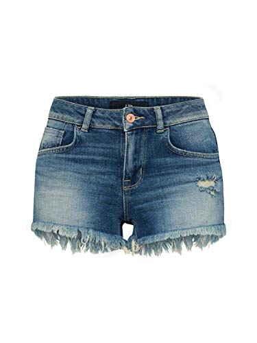 LTB Jeans Damen Pamela Shorts, Blau (Pesna Wash 51039), 42 (Herstellergröße: XL)