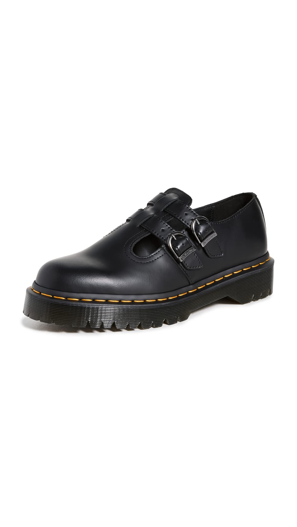 Dr. Martens Damen 8065 II Bex Loafer, Schwarz glatt, 38 EU