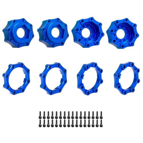 Mllepjdh Erweiterte Adapter Metall Kontermutter Sechskant Adapter Set Teil Fernbedienung Auto Spielzeug Zubehör