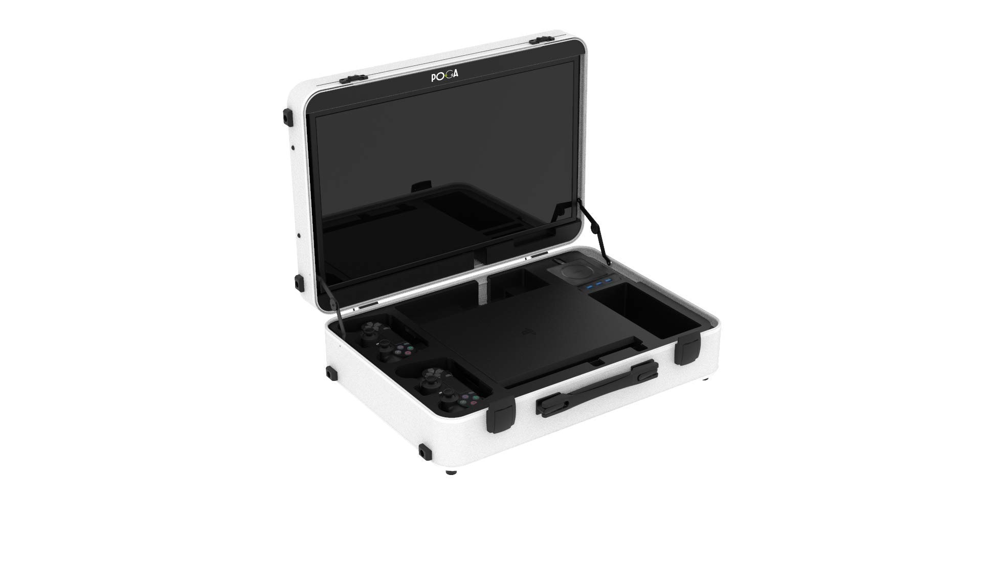 POGA Pro Case (Weiß, für Playstation 4 Slim)