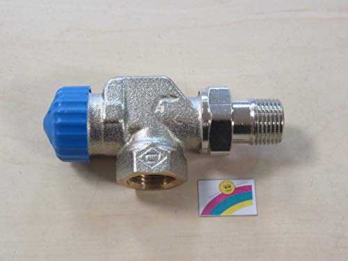 Heimeier Thermostat Ventilunterteil 1/2" Axial für Einrohrheizung Einrohr