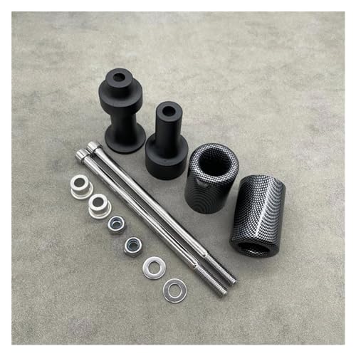 SKINII Frame Sliders Sturzschutz Für Kawasaki Für Z 1000 Für Z1000 2003 2004 2005 2006 Motorradzubehör No Cut Sturzpads Crash Absturzsicherung Schwarz/Carbon Sturzpads Motorrad(Kohlenstoff)