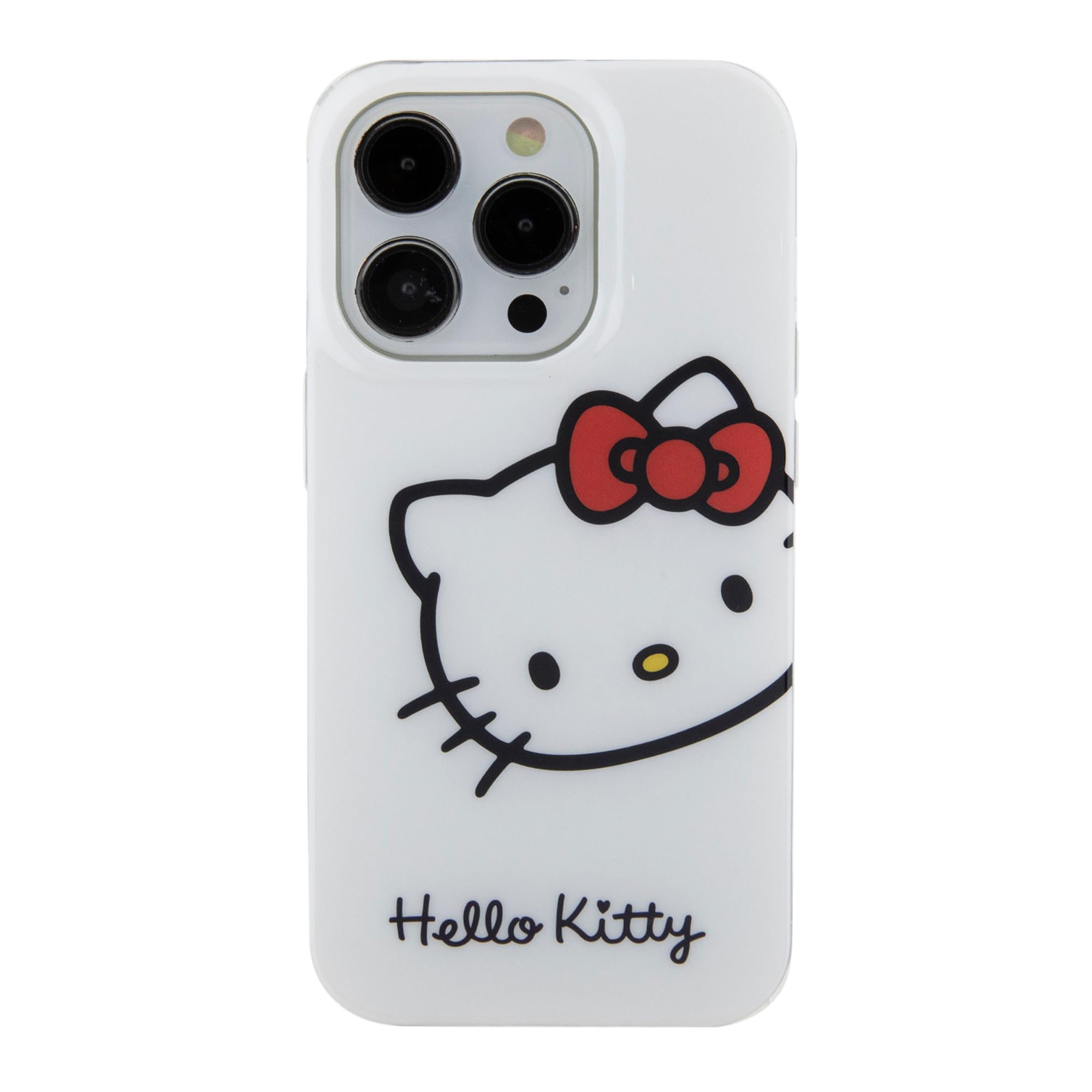 CG MOBILE, Hello Kitty Back Case für iPhone – Kitty Head – Weiß (iPhone 14 Pro Max)