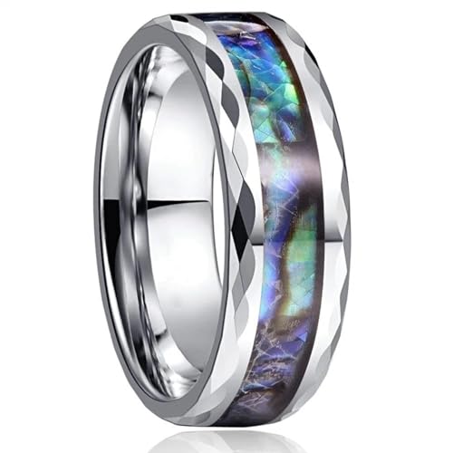 Ring Ringe Damen Bijouterie Herren 8Mm Schwarze Herrenringe Ring Herren Damen Ehering Geschenke 13 Style30