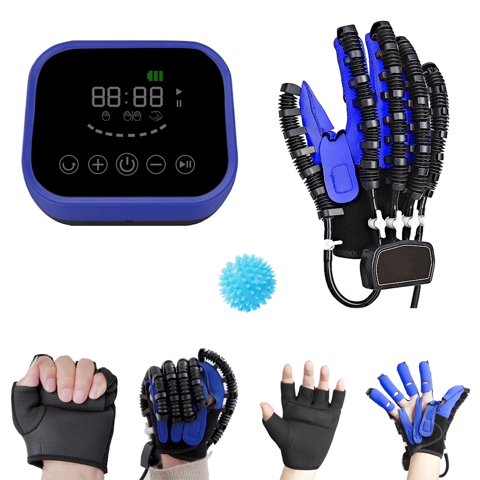 YEUNTANH Roboterhandschuhe Für Die Rehabilitation,Hemiplegie-Finger-Rehabilitationstrainer