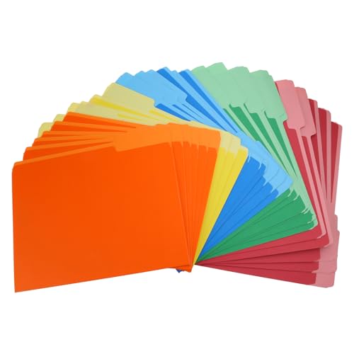 30 Stück/Set Papiermappen, Briefgröße, 5 verschiedene Farben, Ordner, Papierordner, Schule, Bürobedarf