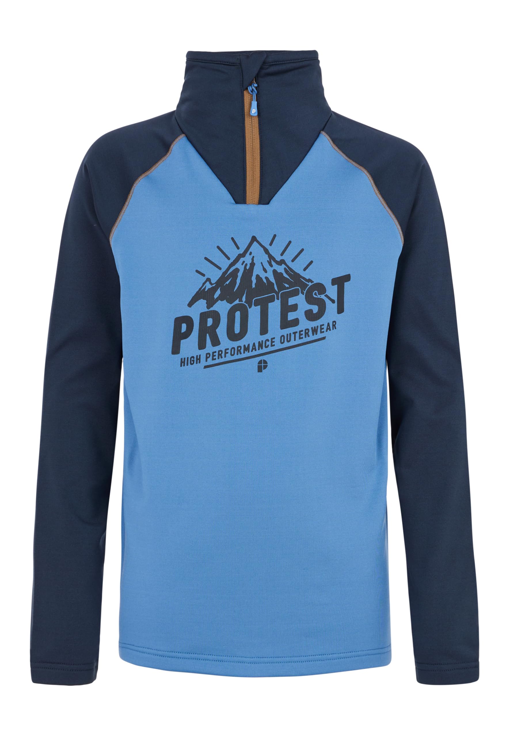 Protest Boys 1/4-Reißverschluss PRTSKIP JR Riviera Blue 152