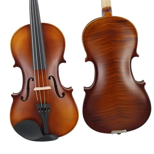 Standard Violine Geige Aus Massivem Holz Mit Flammenmotiv(Size 1/8)