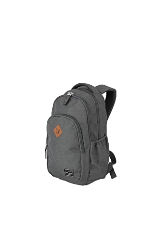 Travelite Rucksack Handgepäck mit Laptop Fach bis 13 Zoll, Gepäck Serie BASICS Daypack Melange: Modischer kleiner Rucksack in Melange Optik, 41 cm, 13 Liter