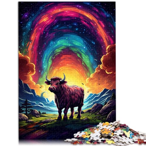 Spielzeug-Puzzle Symphony Cow 1000 Teile Puzzle für Erwachsene Holzpuzzles Spaß für Aktivitäten zu Hause, Geburtstagsgeschenk, Reisegeschenke, 1000 Stück (50 x 75 cm)