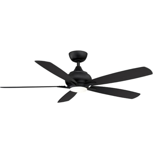 ATUIO Fanimation FP8533BL Doren Ceiling Fan, Black