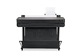 HP DesignJet T630 Großformatdrucker, 36 Zoll, bis zu A0, mobiles Drucken, Wi-Fi, Gigabit Ethernet, Hi-Speed USB 2.0, 1 Jahr Garantie (5HB11A), Schwarz