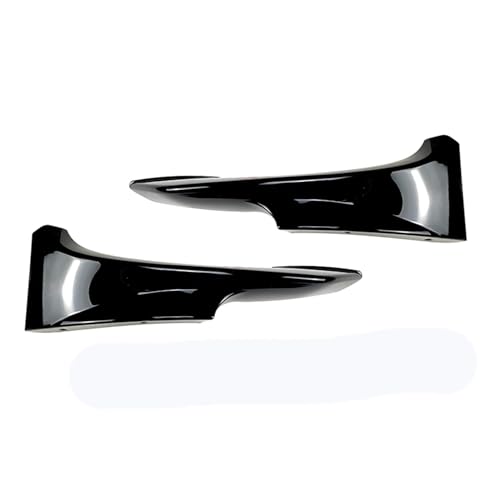 Splitter Frontstoßstangen-Seitensplitter-Abdeckung Auto-Entlüftungs-Einlass Unterer Spoiler Canards Für 3er-Serie E92 E93 Für LCI Sport 2010–2014 Für Tech Frontlippe(Glossy Black)