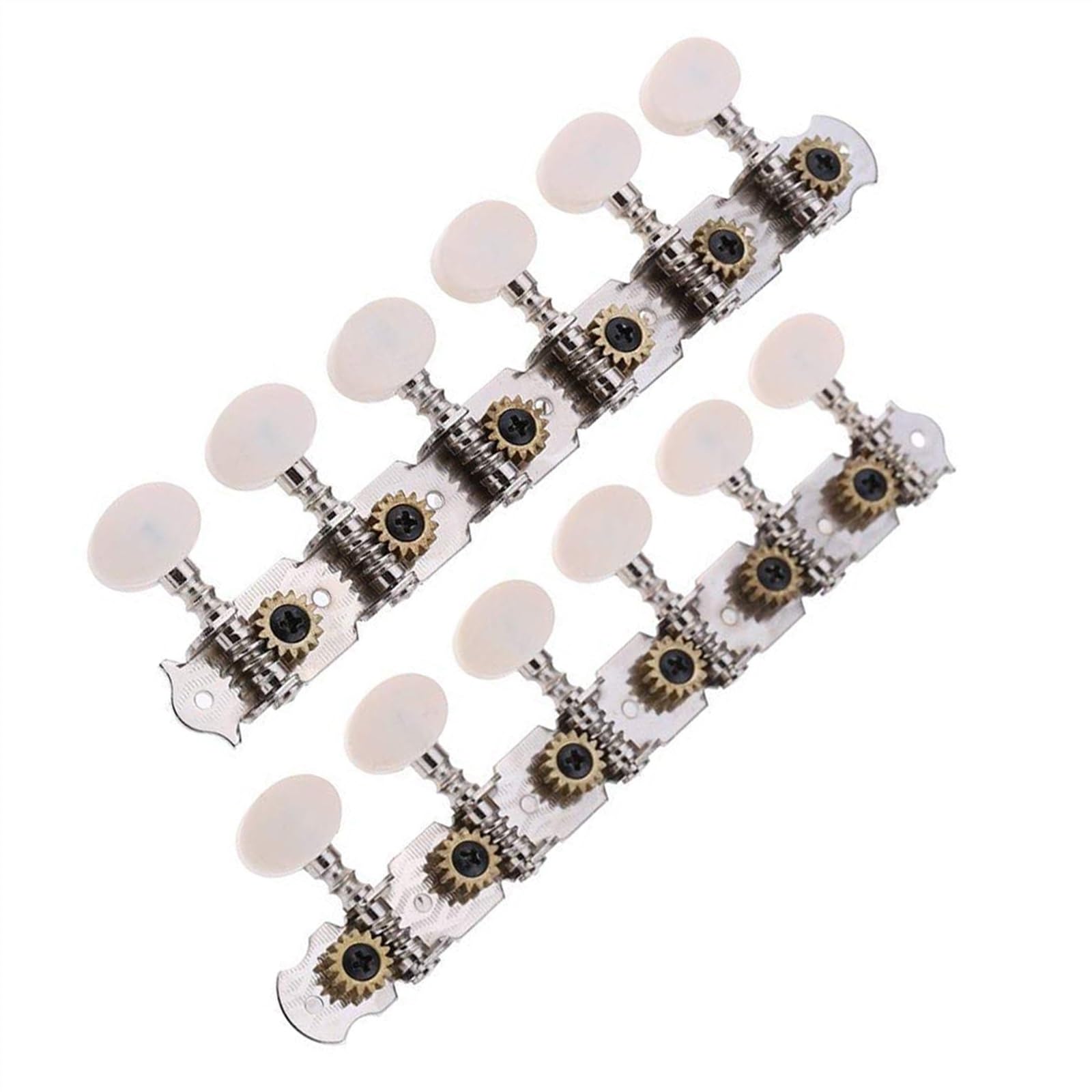 Strings Tuning Pegs Mechaniken Für Gitarre 6R6L Metall 12-saitige Akustikgitarre Stimmschlüssel Stimmgerät Stimmgerät Mechanik Gitarre Ersatzteile