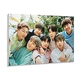 Puzzle 1000 Teile BTS-Plakat, Jungkook, rm, v, Jimin, jin, suga, j-Hoffnung dekorative Malerei Puzzle 1000 Teile Tiere Geschicklichkeitsspiel für die ganze Familie, farbenfroh(50x70cm)