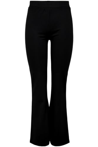 JDY Damen JDYPRETTY Flare Pant JRS NOOS Hose, Black, S/30