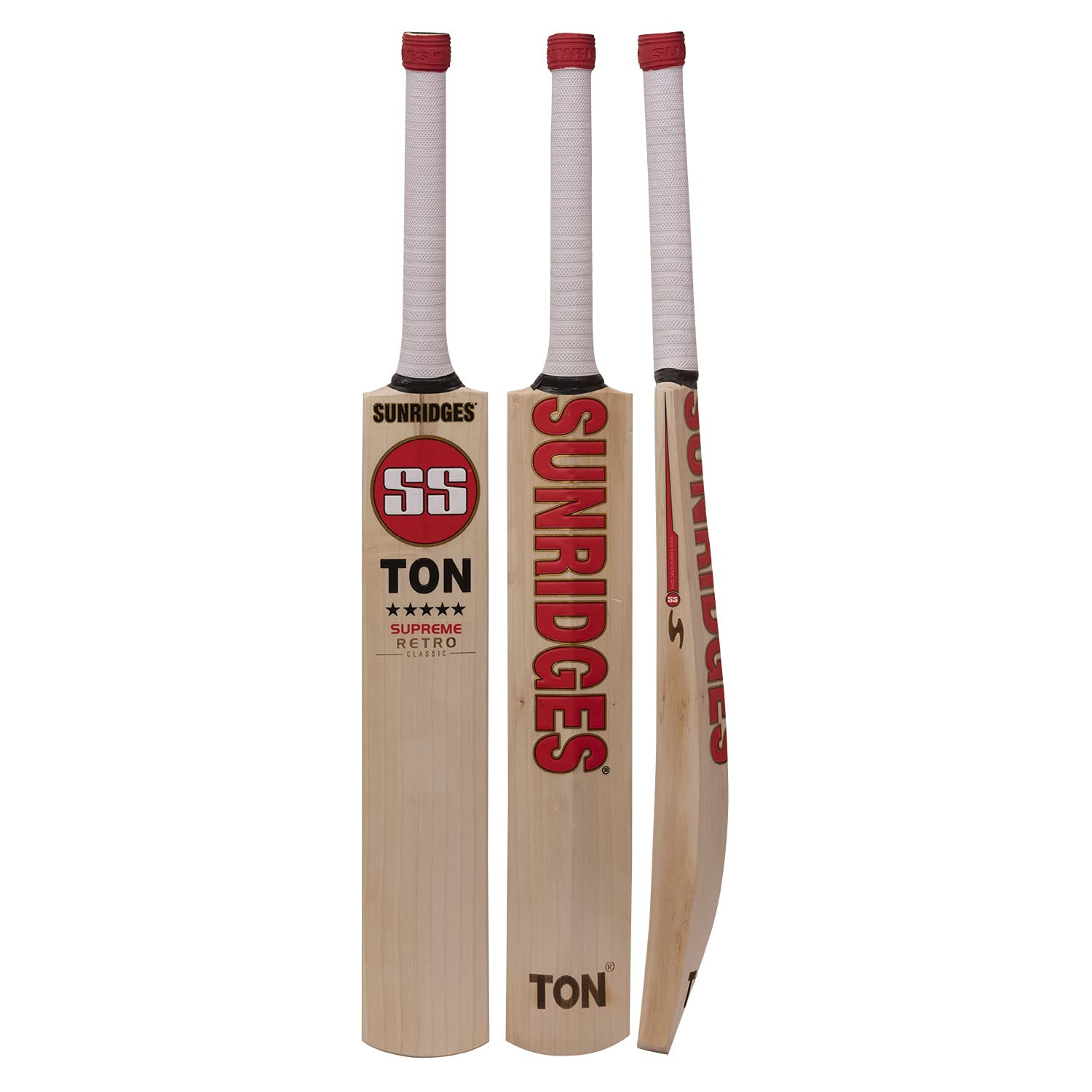 S+S SS Unisex-Adult Retro Super Kricket Schläger, Beige, Größe 6