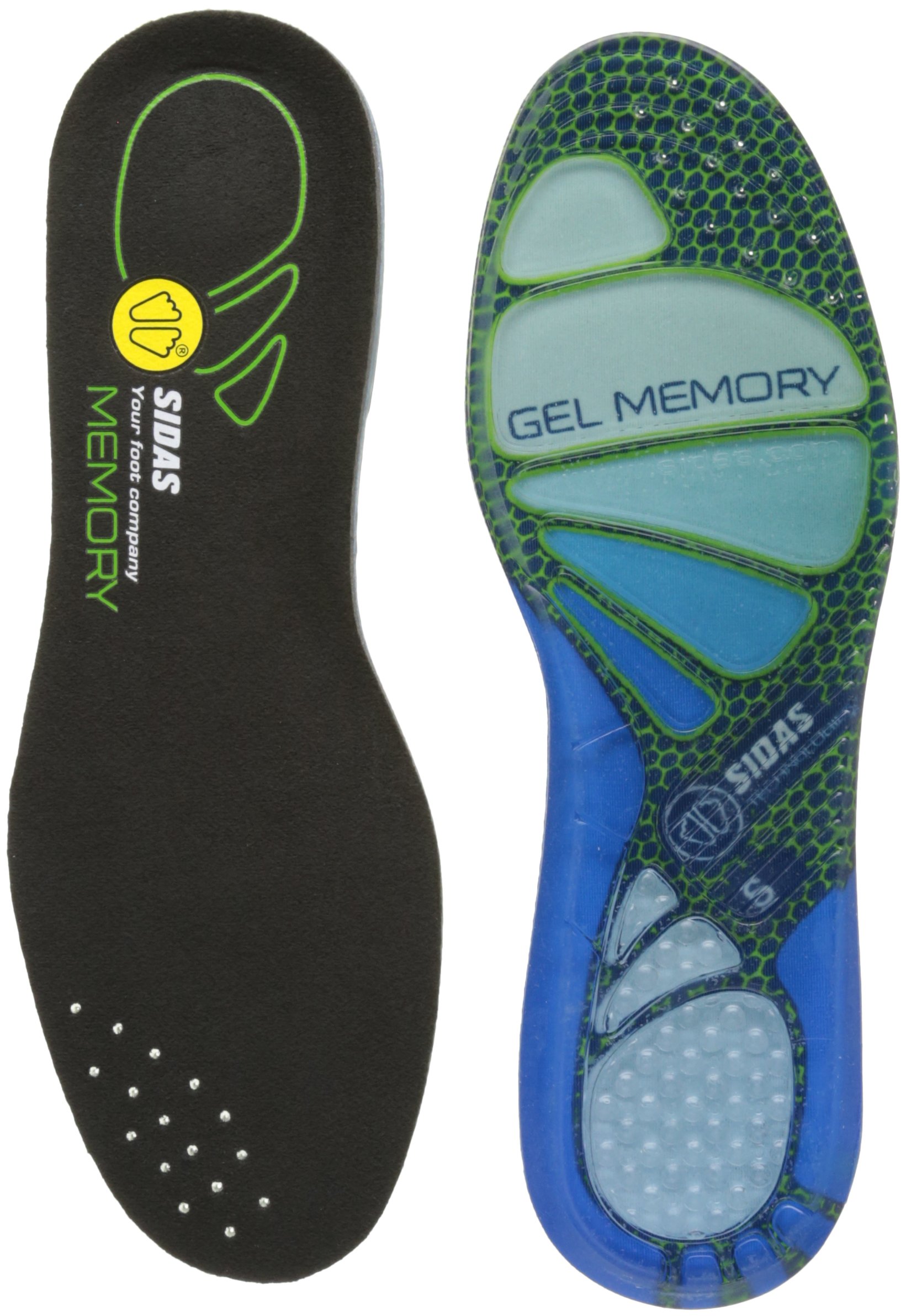 Sidas Cushioning Gel Memory Shoe Insoles XX Large Blau