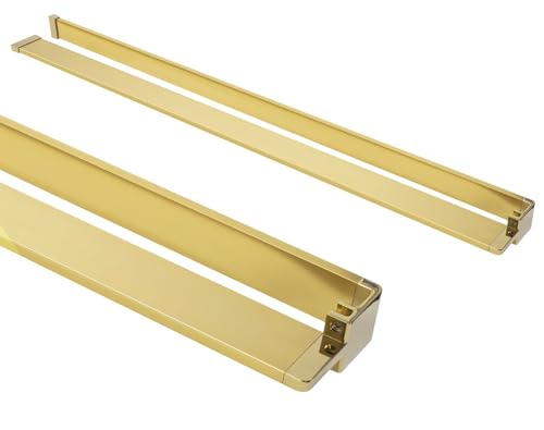 Rea DUSCHREGAL EVO Gold Duschregal aus Aluminium für Badezimmer (Gold)