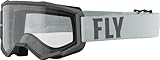 Fly Racing Focus Goggle Grau / Dunkelgrau klare Gläser