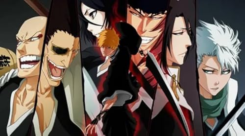 HfmQuisutron Jigsaw Puzzle 1000 Teile Abenteuer Anime Kurosaki.Ichigo Poster Holzpuzzle Haus Stressabbau Spiel Vf48Za