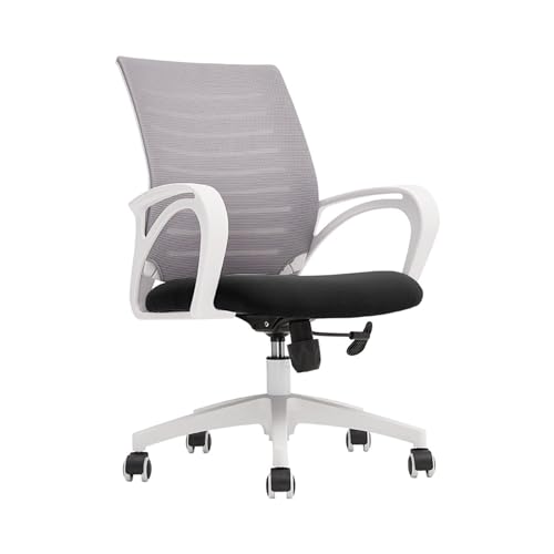 TBSZCM Arbeitsstuhl Ergonomischer Bürostuhl Home Wheels Mid Back Mesh Büroschreibtisch Rolling Swivel Arbeitsstuhl Gaming-Stühle Run forward